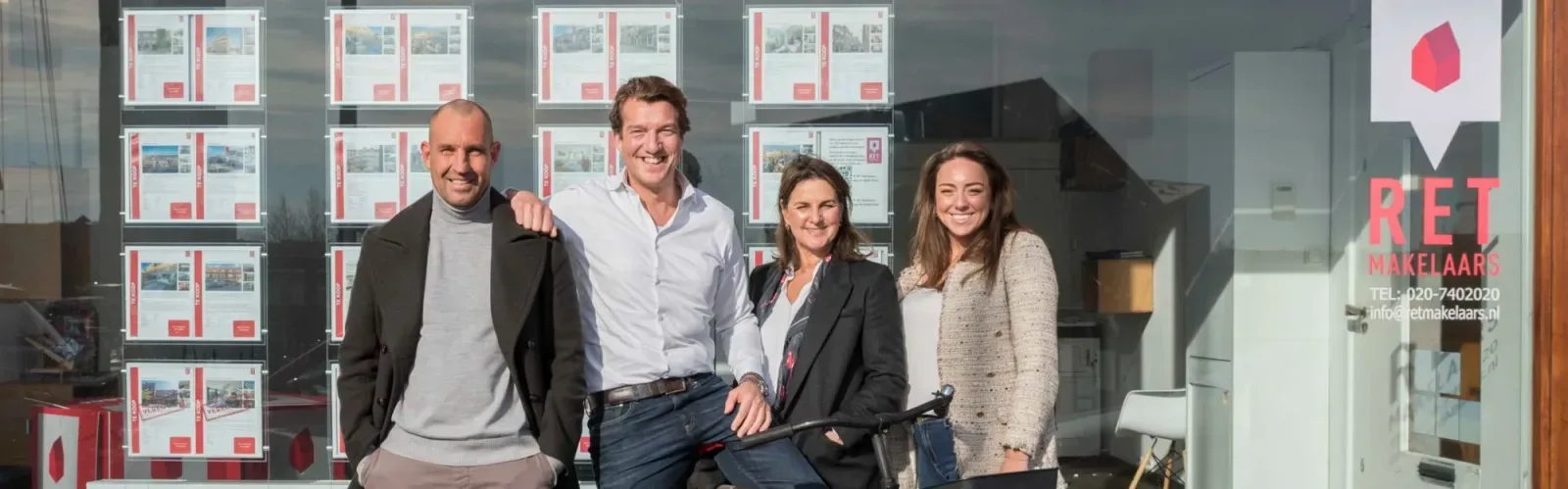 Team foto van RET Makelaars - specialist A'dam-Oost