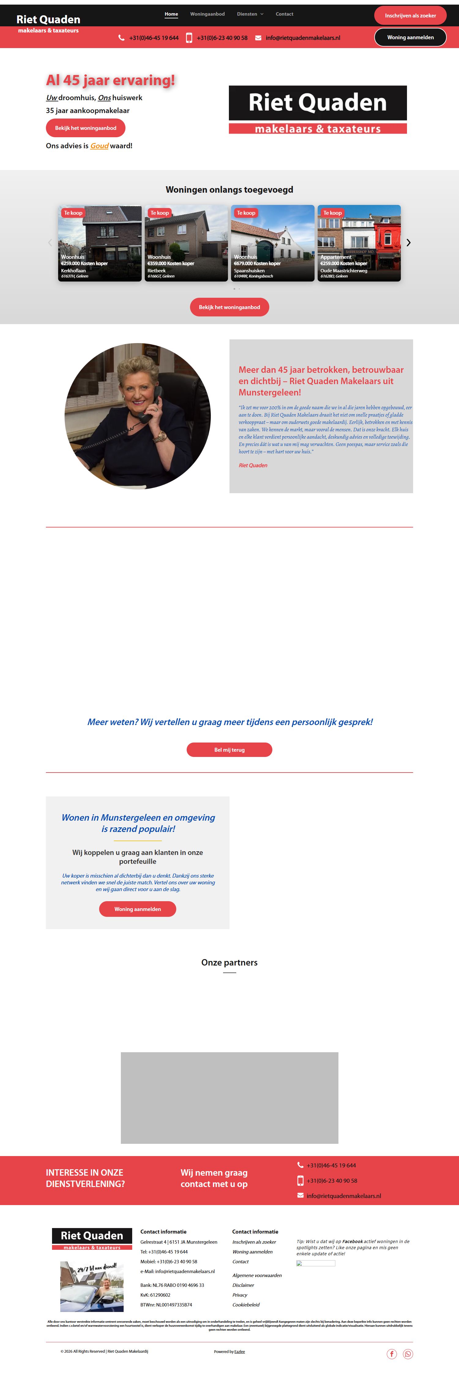 Photo d'équipe de Riet Quaden Makelaars & Taxateurs