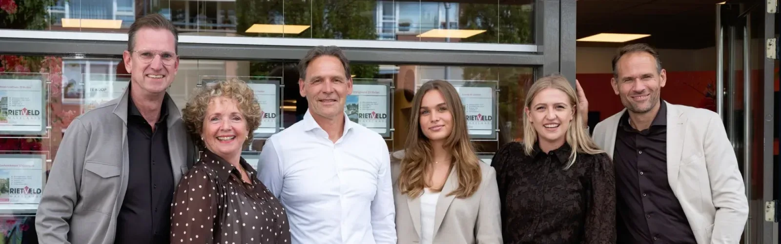 Team foto van Rietveld Makelaars