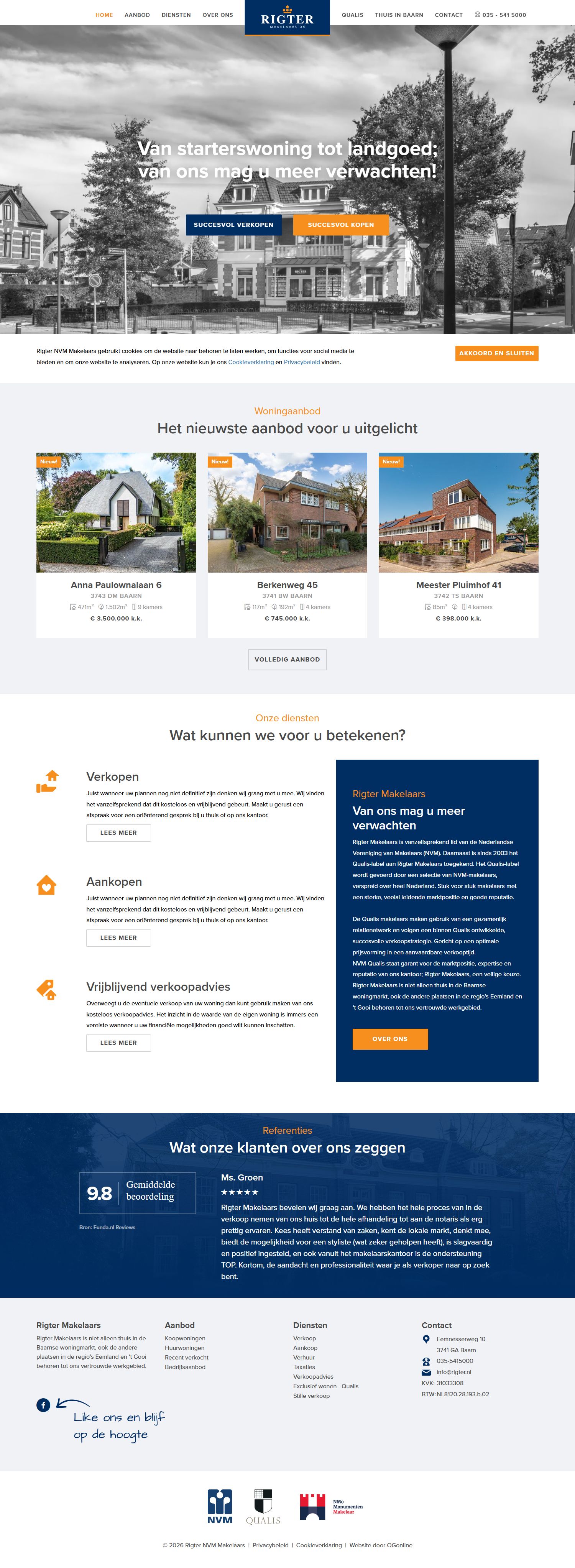 Office photo of Rigter Makelaars | Qualis Eemland