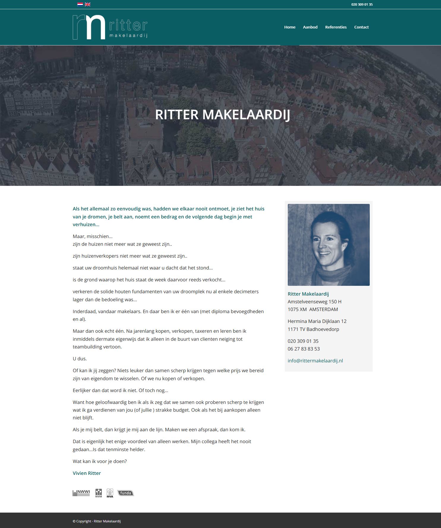 Team photo of Ritter Makelaardij