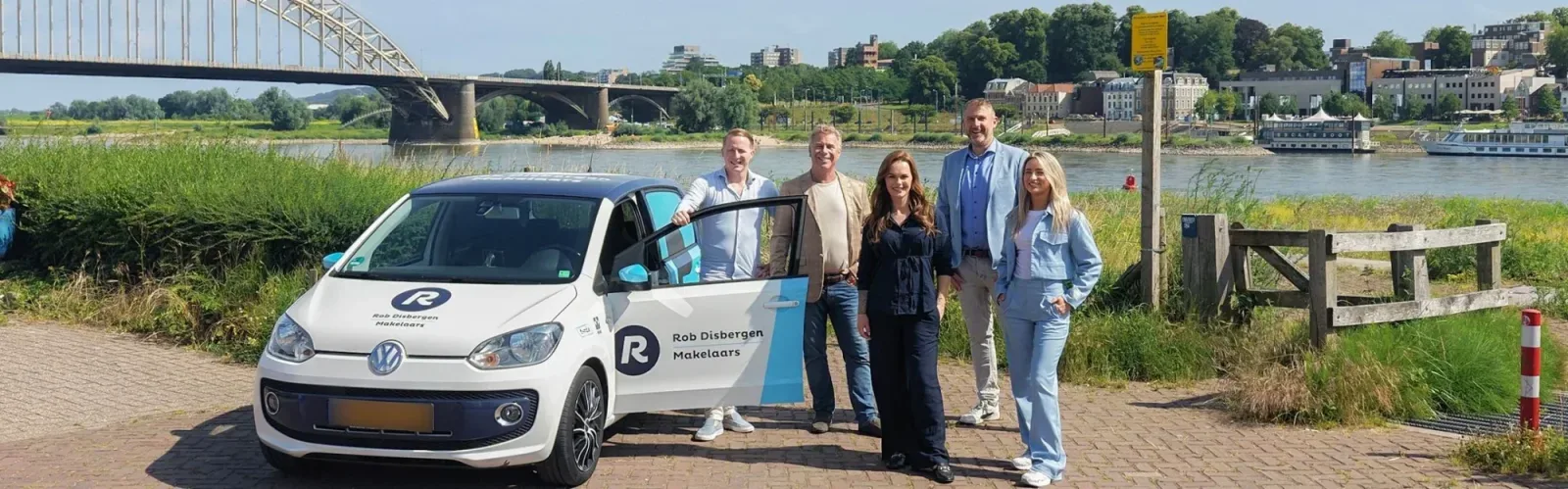 Team foto van Rob Disbergen Makelaars Nijmegen