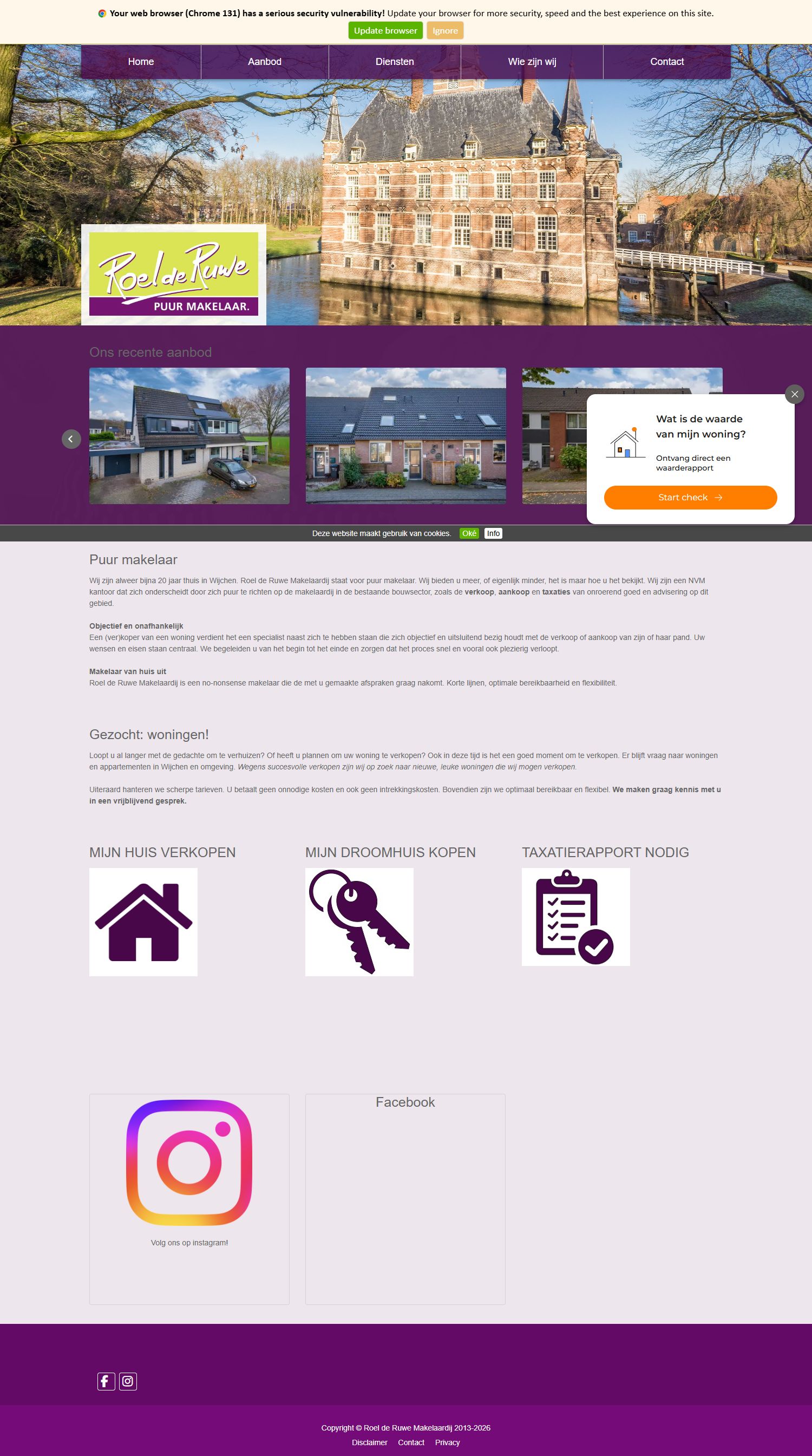 Photo de bureau Roel de Ruwe Makelaardij