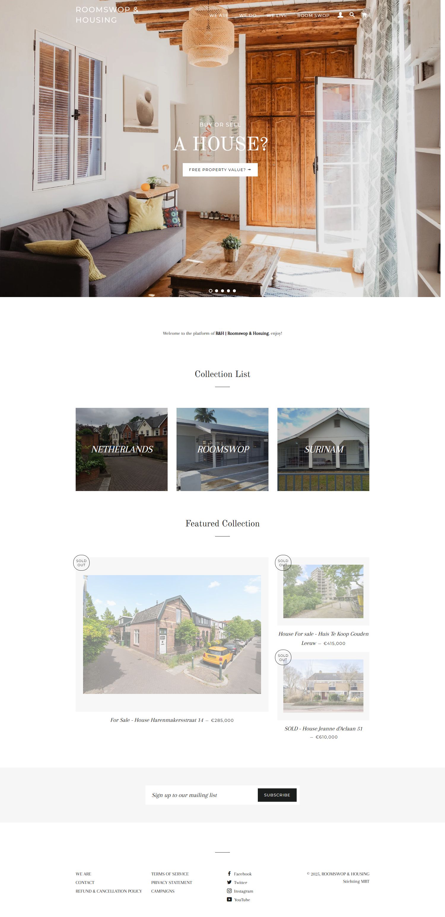 Team foto van Roomswop & Housing