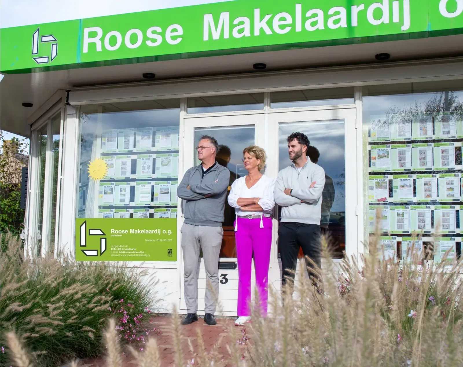 Team foto van Roose Makelaardij o.g.