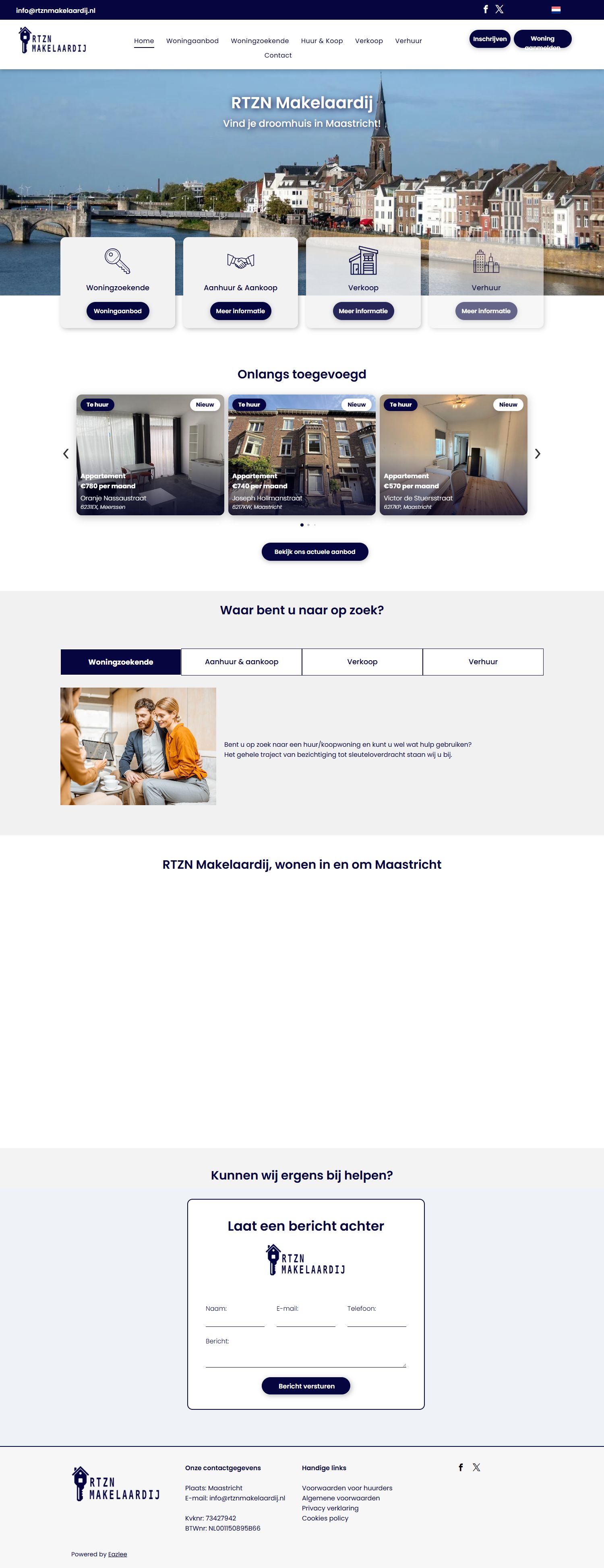 Screenshot der Website von www.rtznmakelaardij.nl