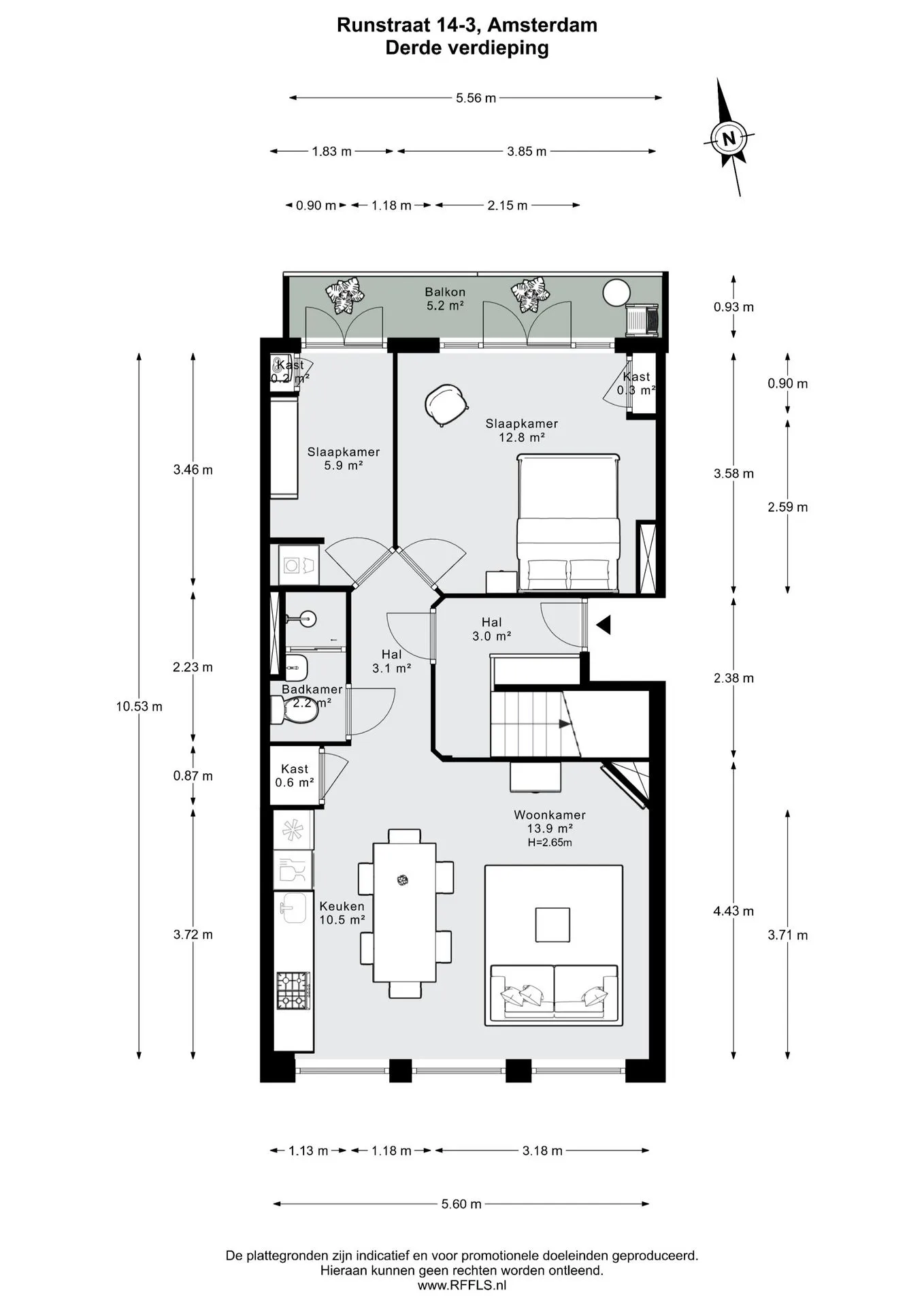 Runstraat 14 3 Amsterdam thumbnail 24