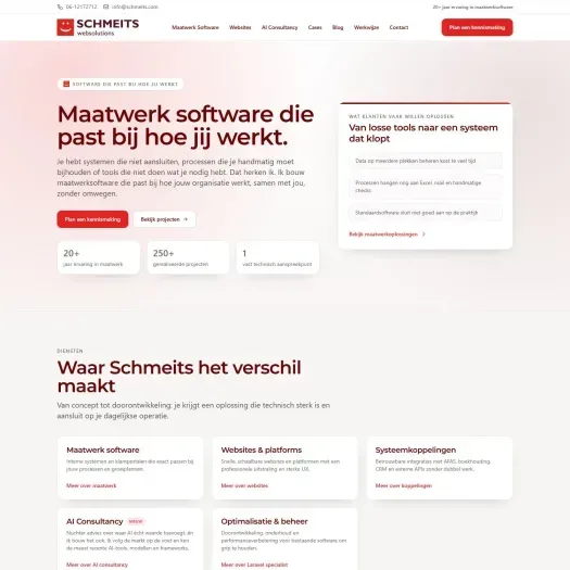 Screenshot van de website van www.samenuwmakelaar.nl