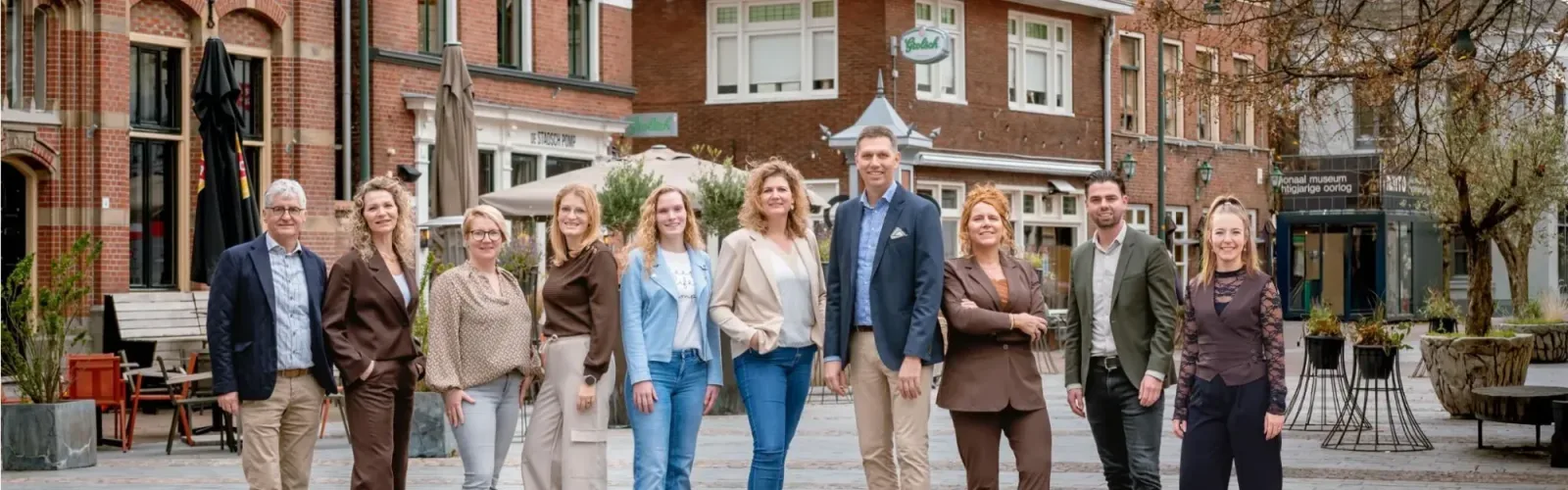 Team foto van Scheers Roes Makelaars