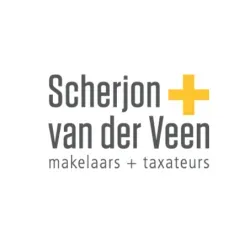Logotipo Scherjon + Van der Veen Makelaars