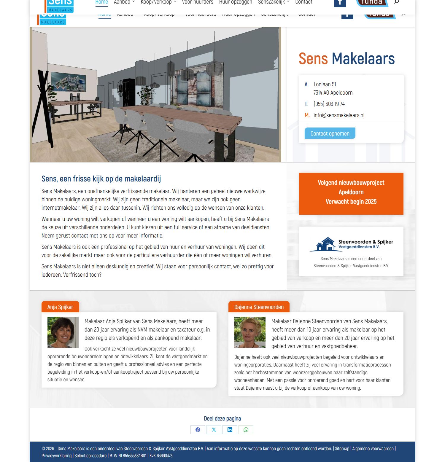 Foto del despacho Sens Makelaars