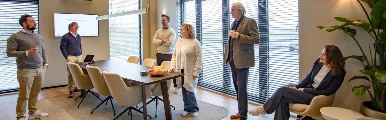 Team foto van Siewe Makelaars Almere