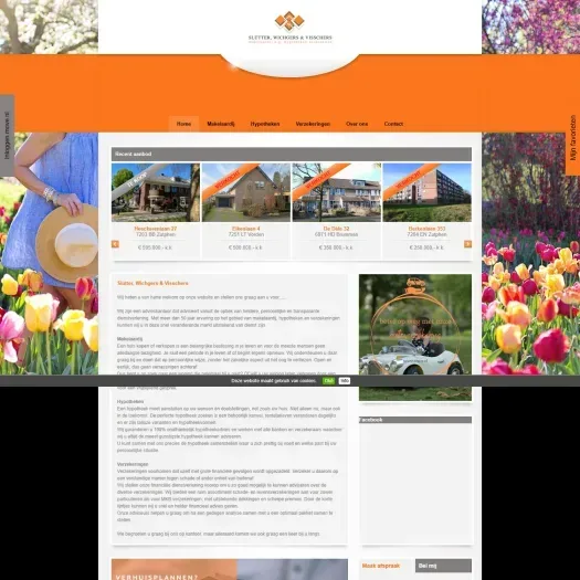 Capture d'écran du site web de www.s-w-v.nl