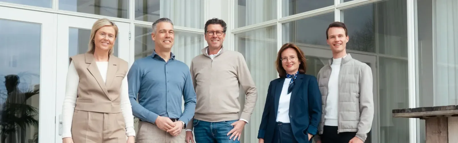 Team foto van Smedema Makelaars & Taxateurs
