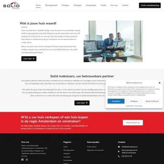 Capture d'écran du site web de www.solidmakelaars.nl