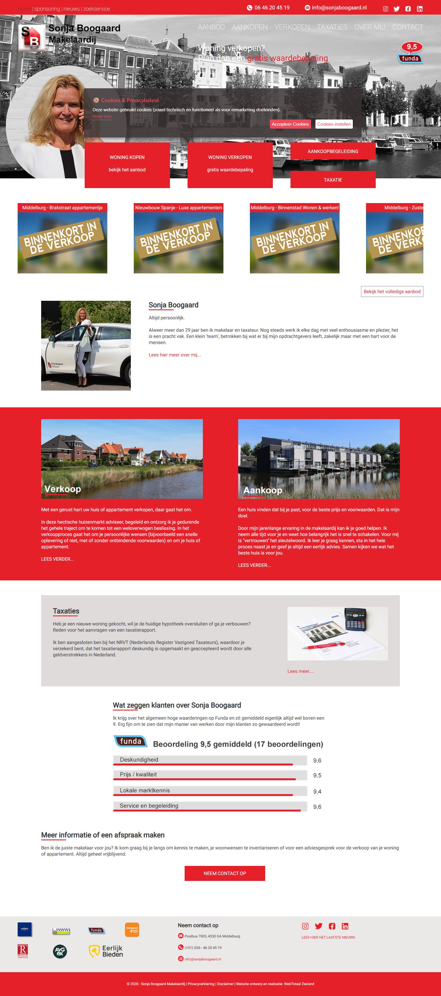 Photo de bureau Sonja Boogaard Makelaardij