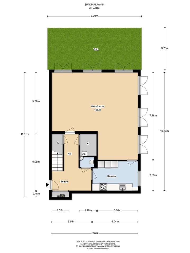 Spadinalaan 81 in Amsterdam