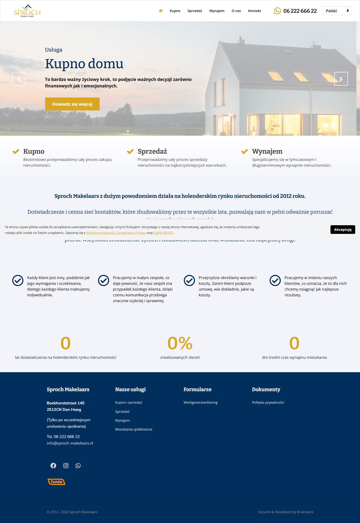 Team foto van Sproch Makelaars