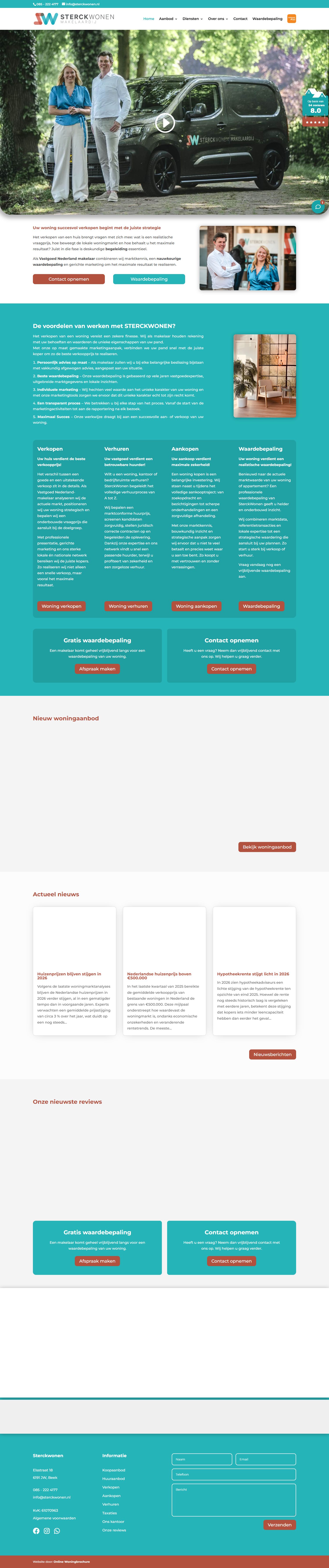 Team foto van Sterckwonen Makelaardij