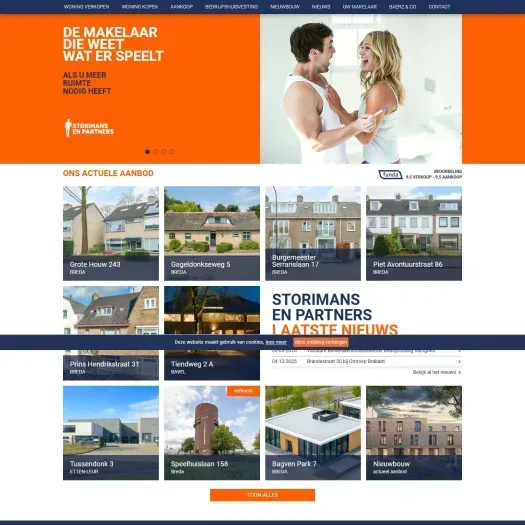 Screenshot of the website of www.storimansenpartners.nl