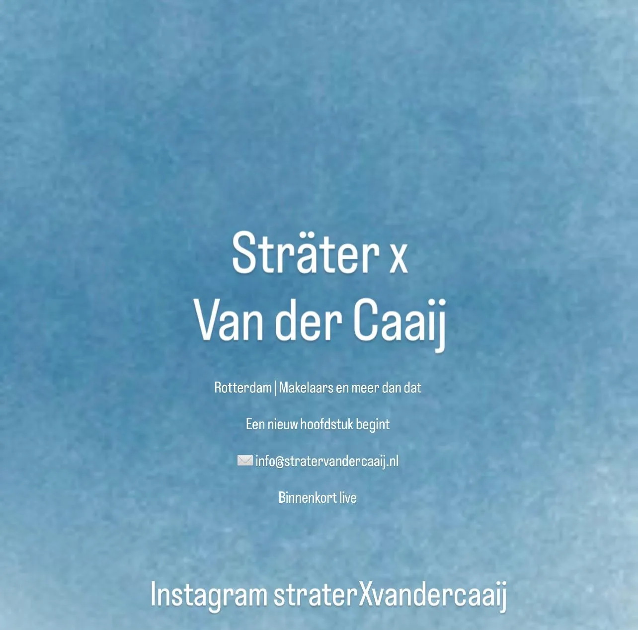 Team foto van Sträter x Van der Caaij Makelaars