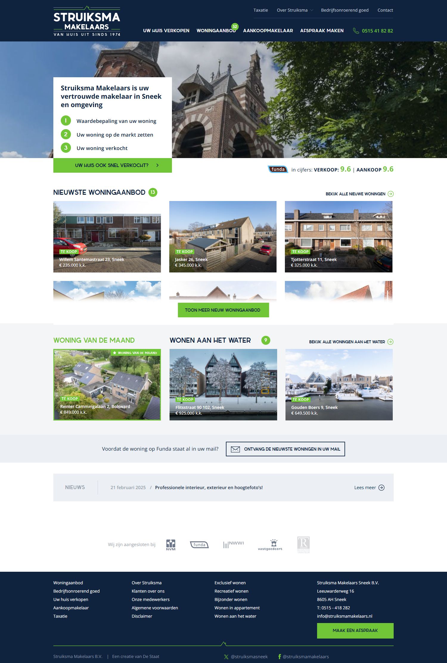Screenshot der Website von www.struiksmamakelaars.nl