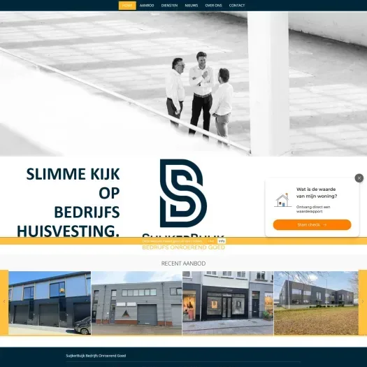 Screenshot of the website of www.suijkerbuijk-bog.nl