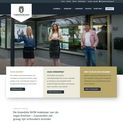 Capture d'écran du site web de www.drentschehuys.nl