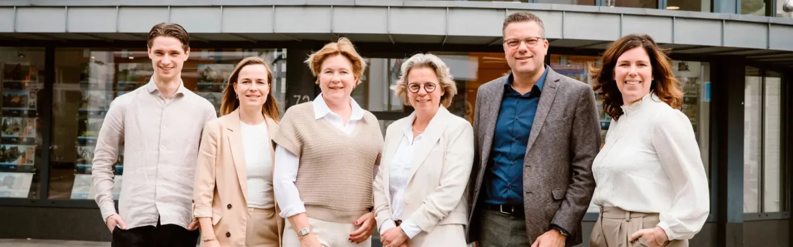 Team foto van Telman & Van Leeuwen Makelaars