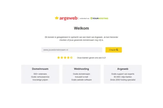 Capture d'écran du site web de elspa.nl