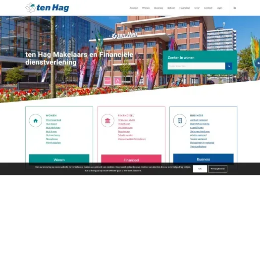 Screenshot van de website van www.bisterbosch.nl