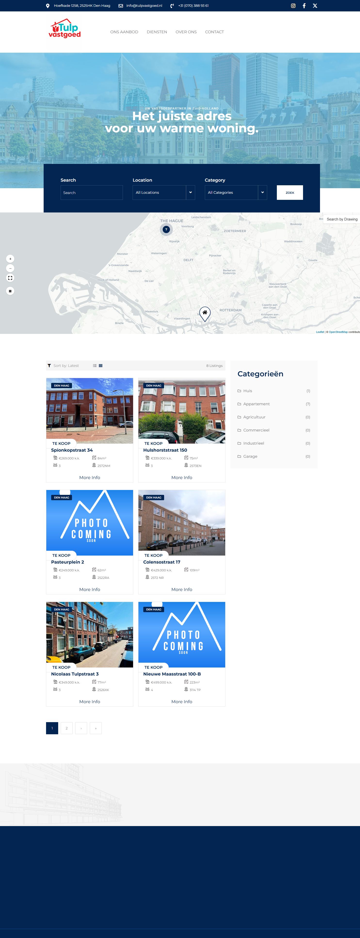 Mannschaftsfoto von Tulp Vastgoed Den Haag