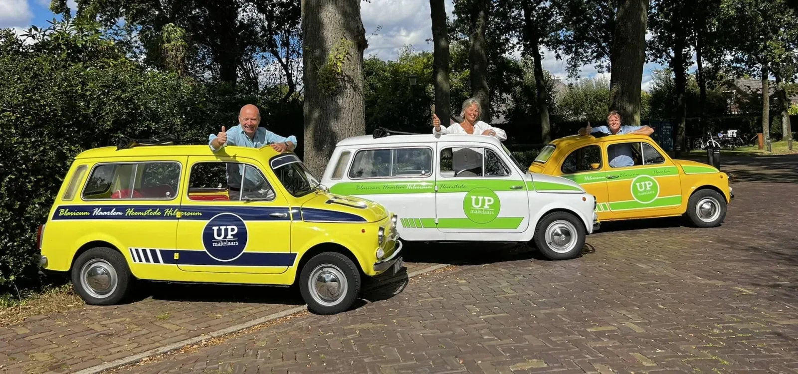 Team photo of UP makelaars Gooi