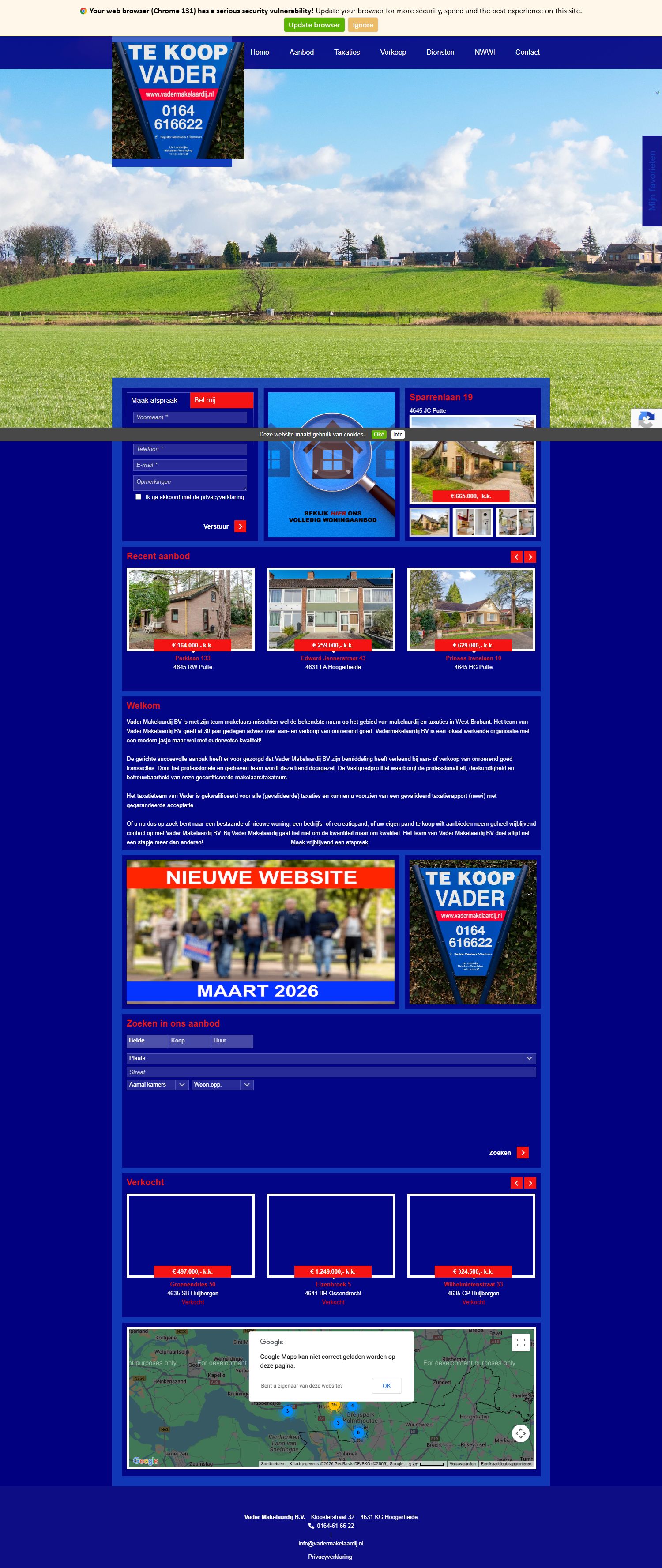 Foto van het kantoor van Vader Makelaardij b.v.