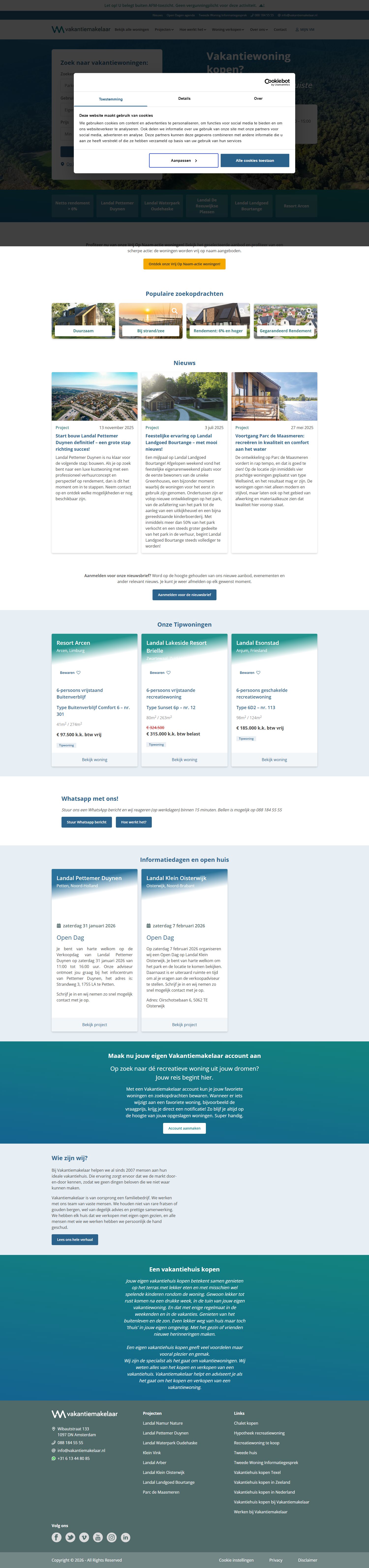 Team foto van Vakantiemakelaar