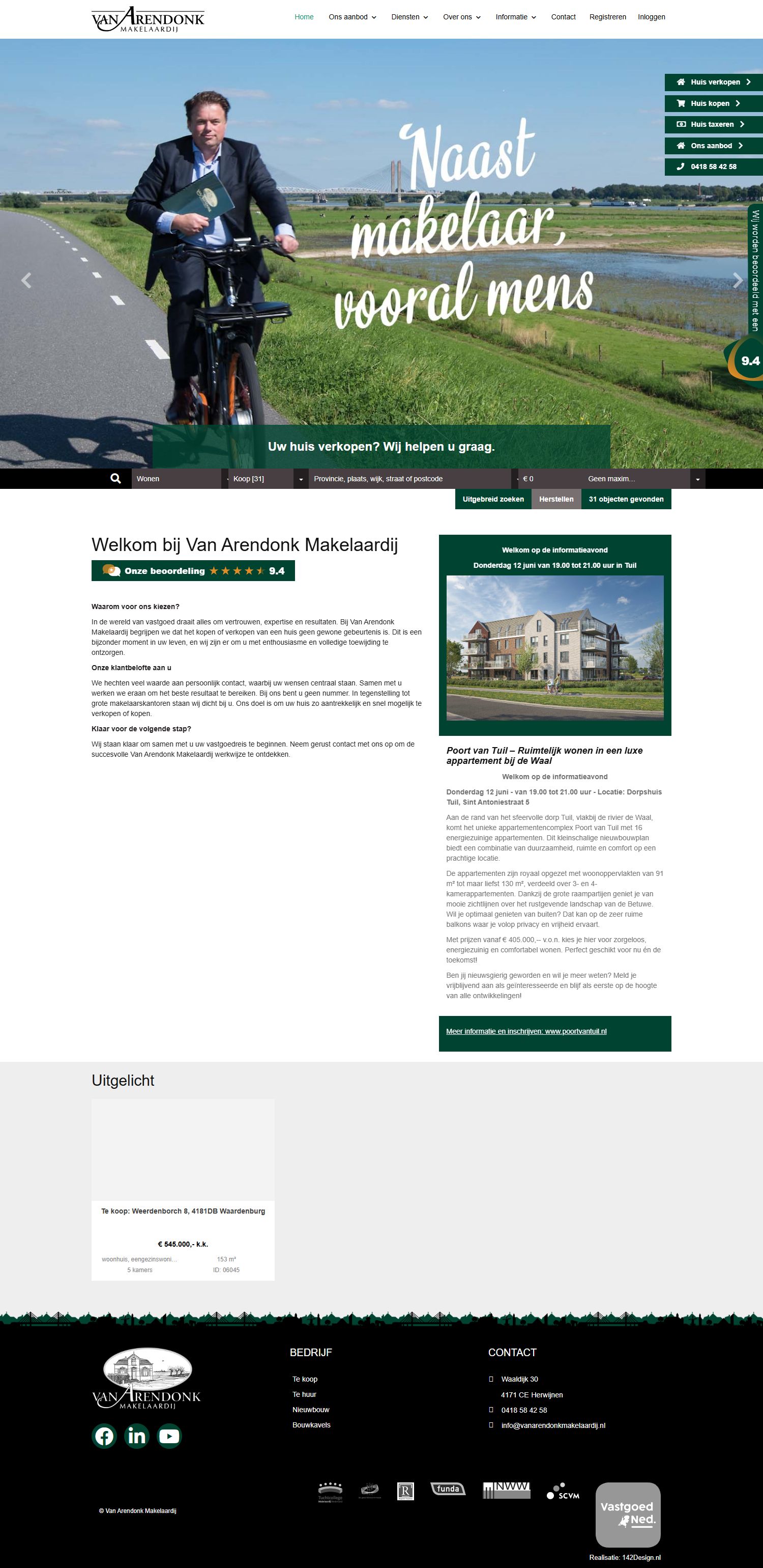 Office photo Van Arendonk Makelaardij | West Betuwe