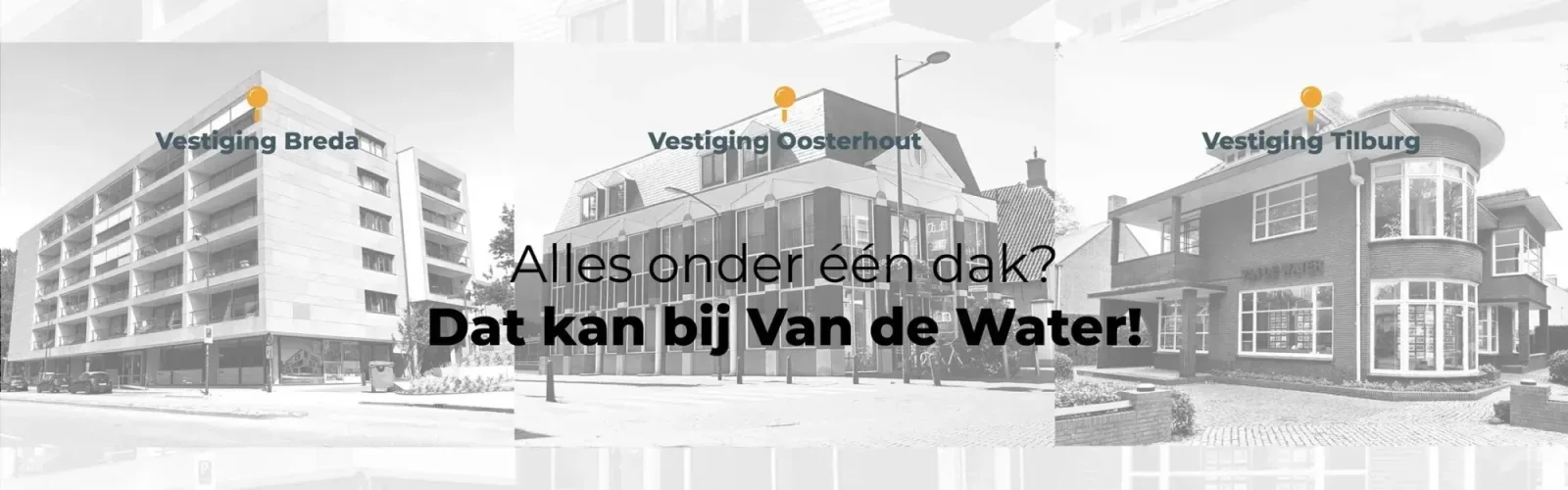 Mannschaftsfoto von Van de Water Makelaars Tilburg