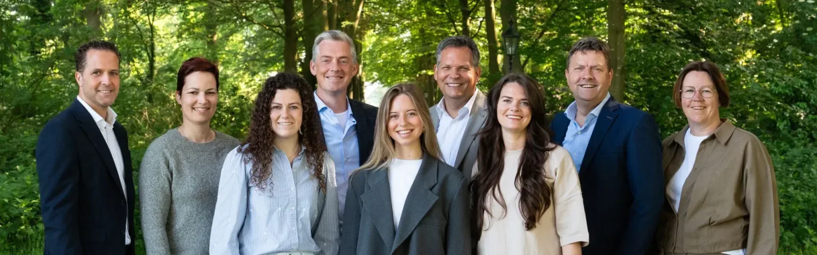 Team foto van Van den Berk & Kerkhof Makelaars en Taxateurs