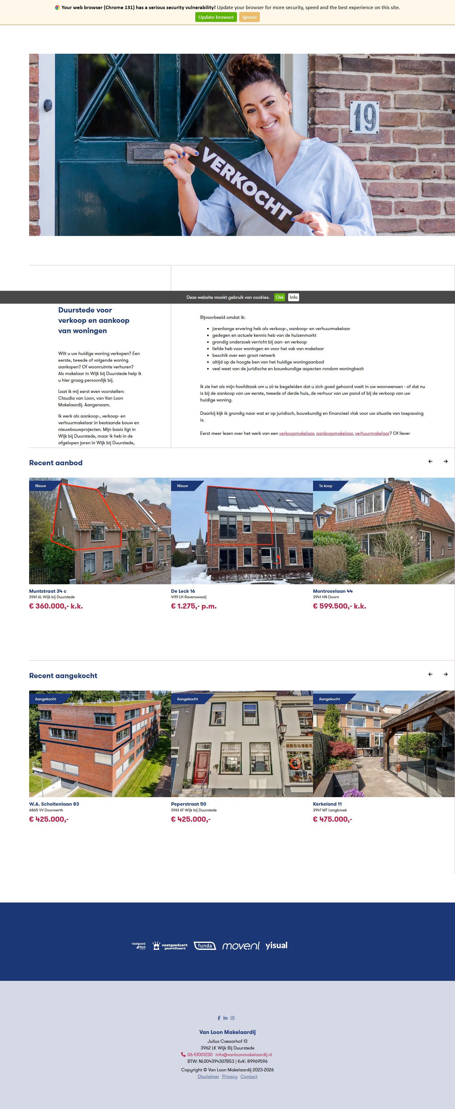 Photo de bureau Van Loon Makelaardij