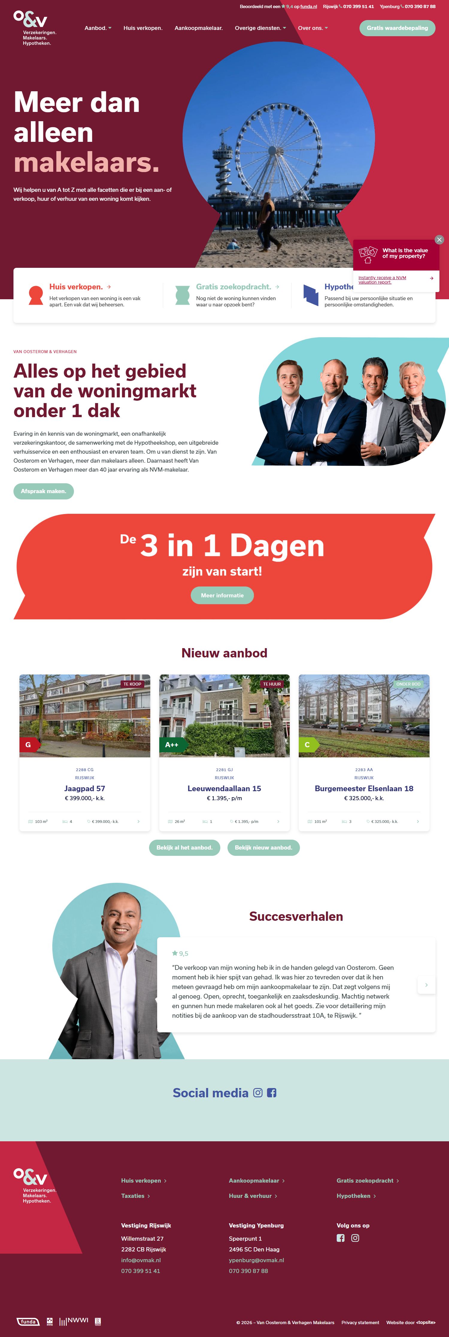 Photo de bureau Van Oosterom & Verhagen Ypenburg B.V.