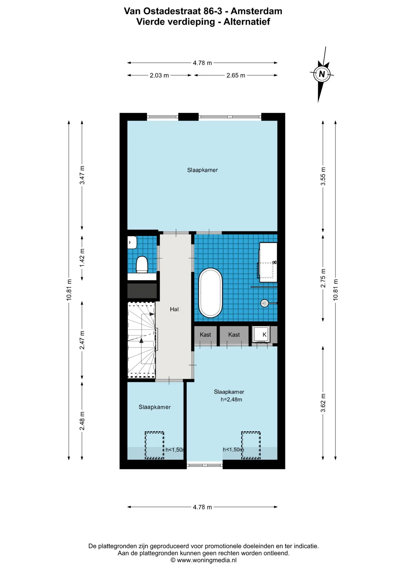 Van Ostadestraat 86 3 Amsterdam thumbnail 30