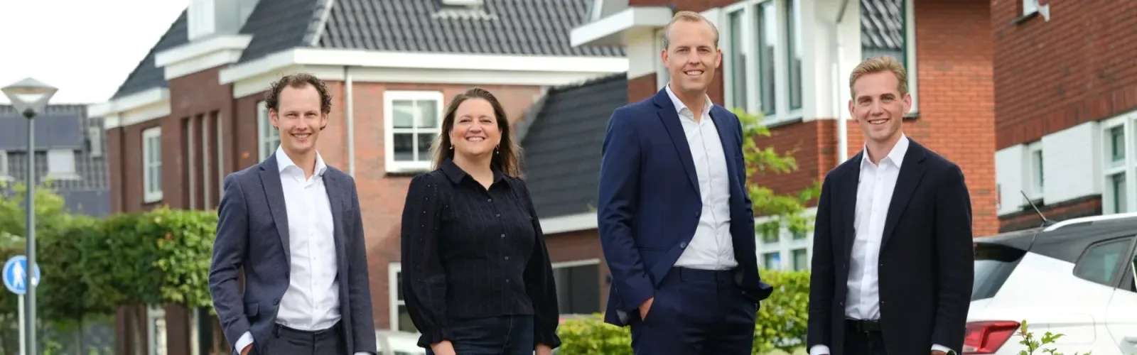 Team foto van Van Overbeek Makelaars o.g. Hoorn