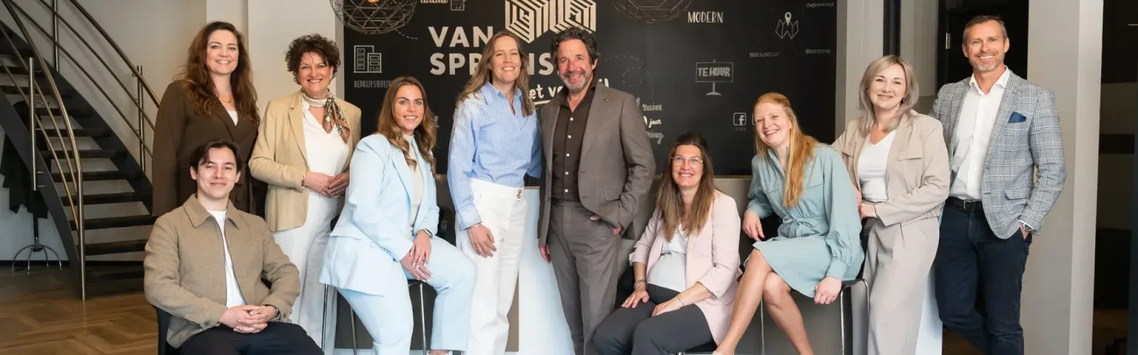 Team foto van Van Spronsen Makelaars | NVM-Qualis