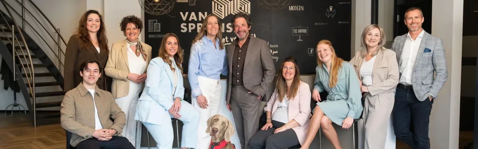 Team foto van Van Spronsen Makelaars | NVM-Qualis