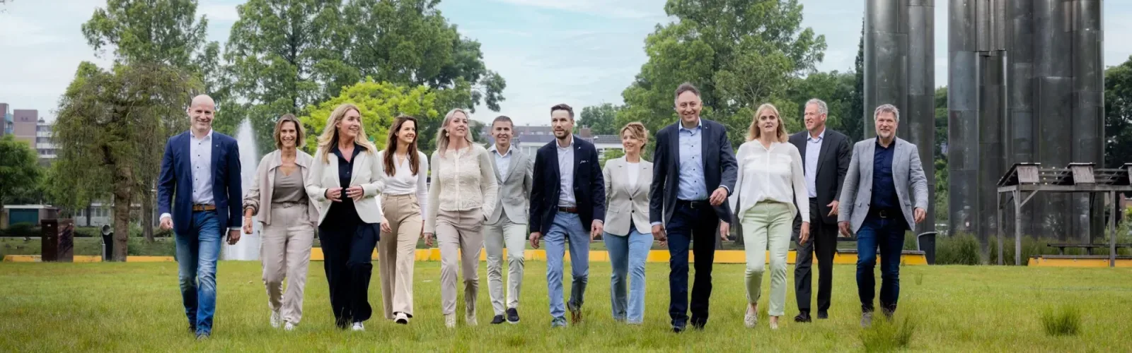 Team foto van Van Uffelen Makelaars
