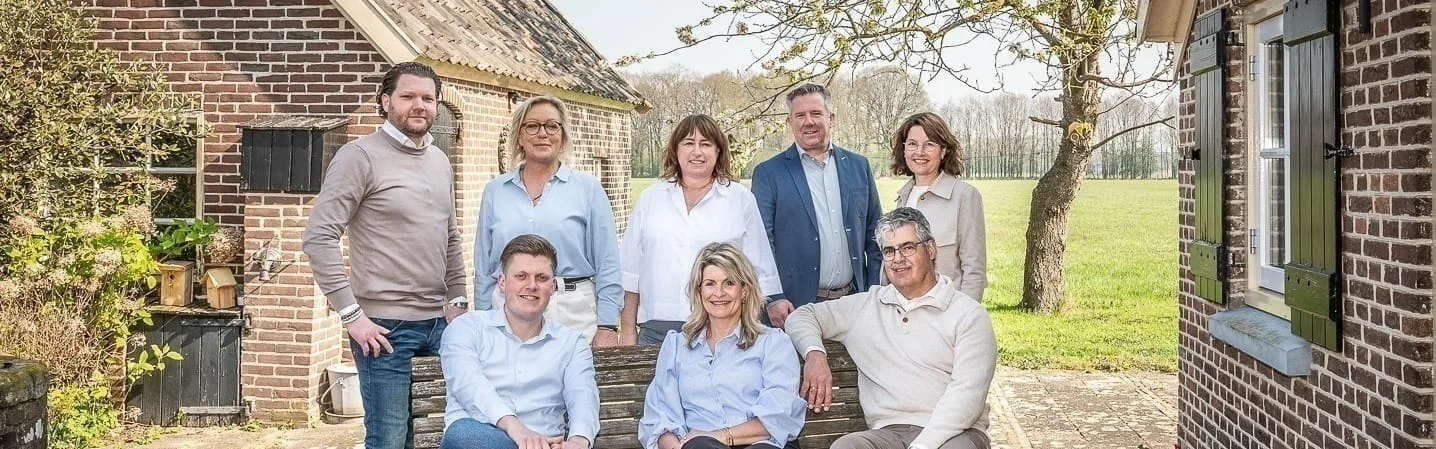 Team foto van Van Zeeburg Luimes en Lebbink Makelaars