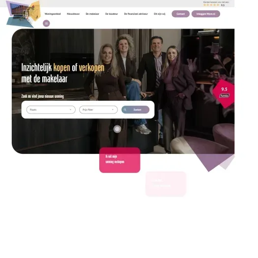 Screenshot of the website of www.vastgoed-totaal.nl