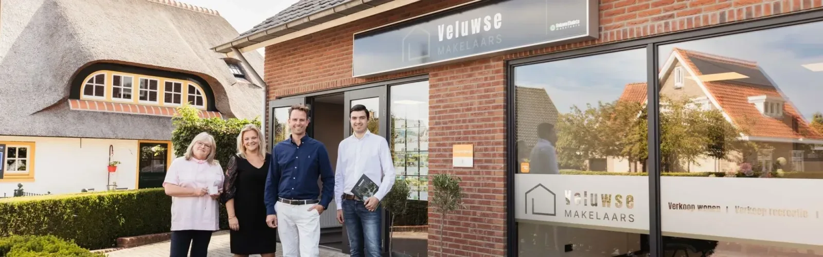 Team foto van Veluwse Makelaars