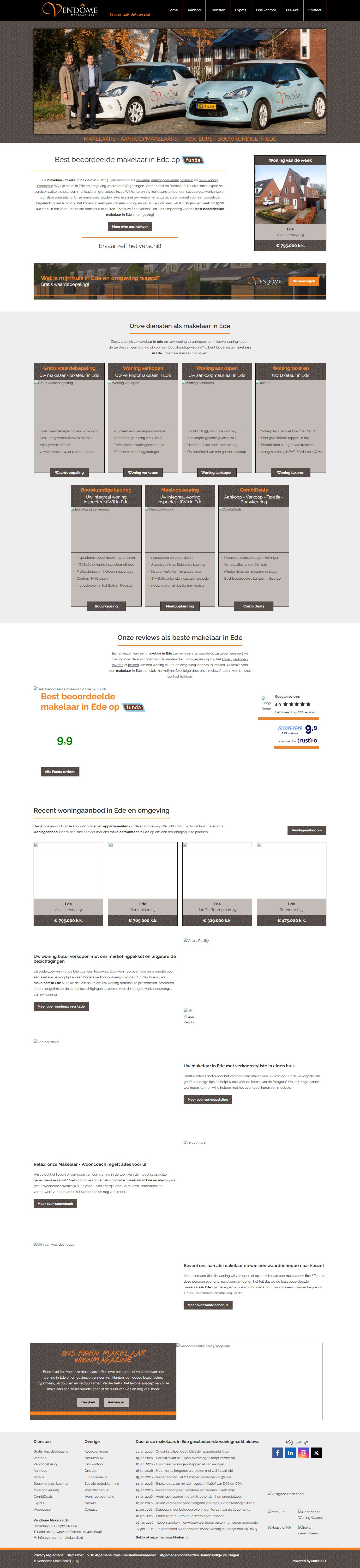 Photo de bureau Vendôme Makelaardij