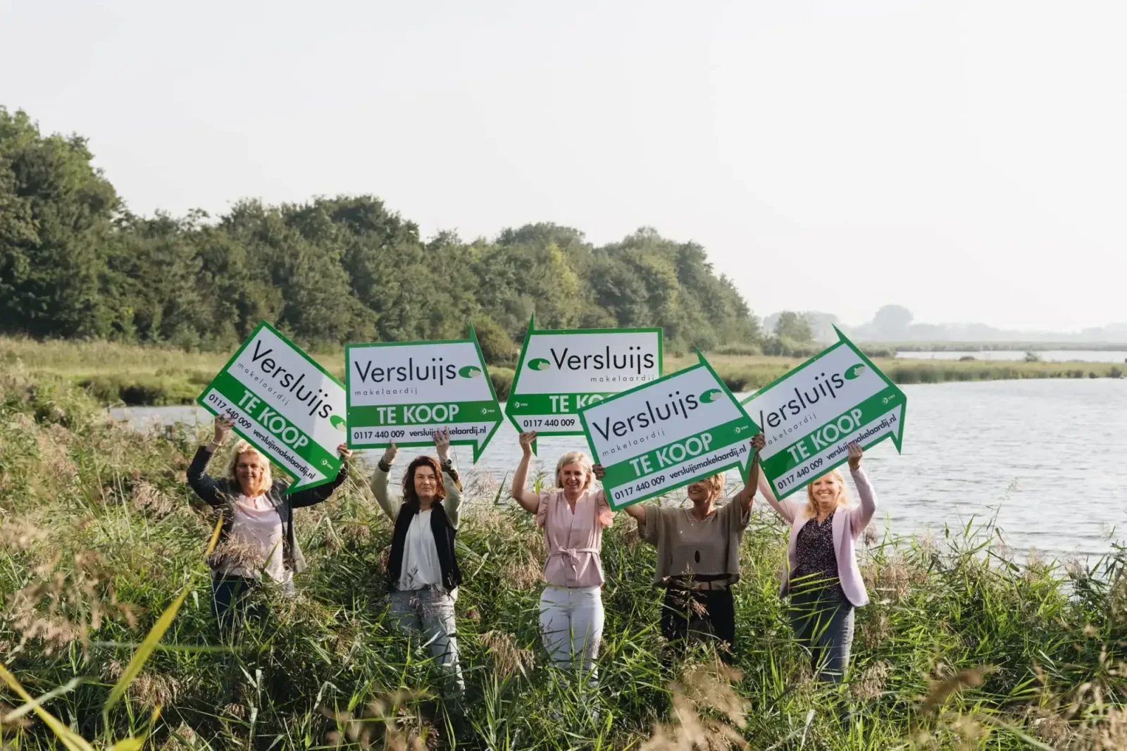 Team foto van Versluijs makelaardij